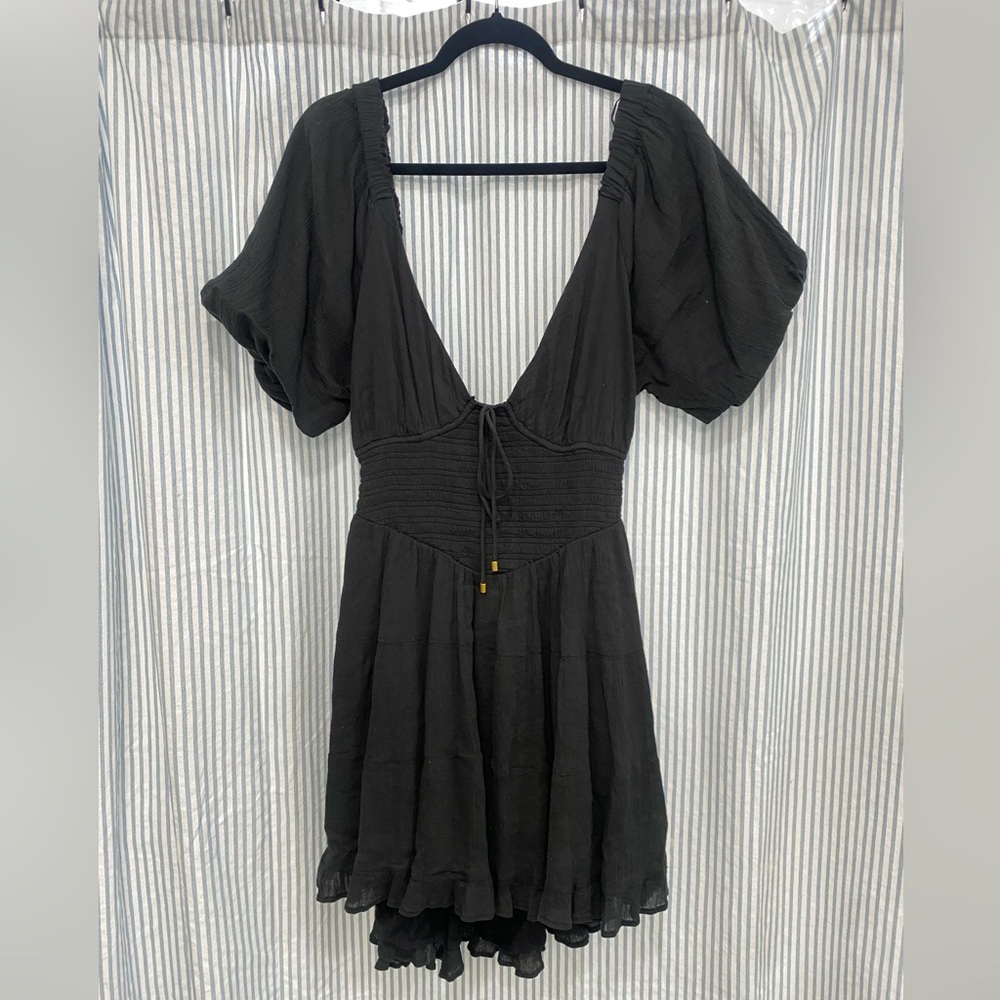 Free People Black Mini Dress